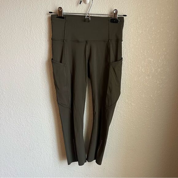 Lululemon Fast & Free Crop II *Nulux 19"
Dark Olive - Picture 7 of 9